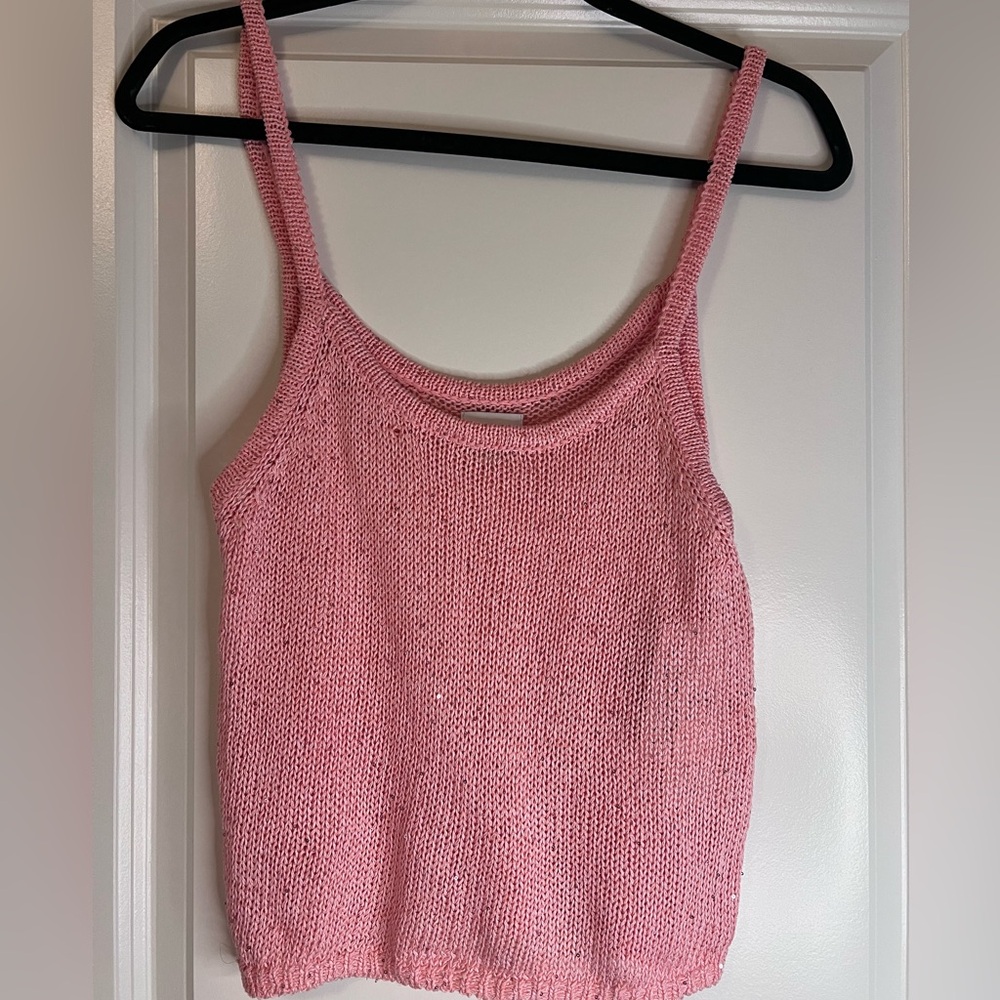 NWOT Pink LA Hearts crop tank top